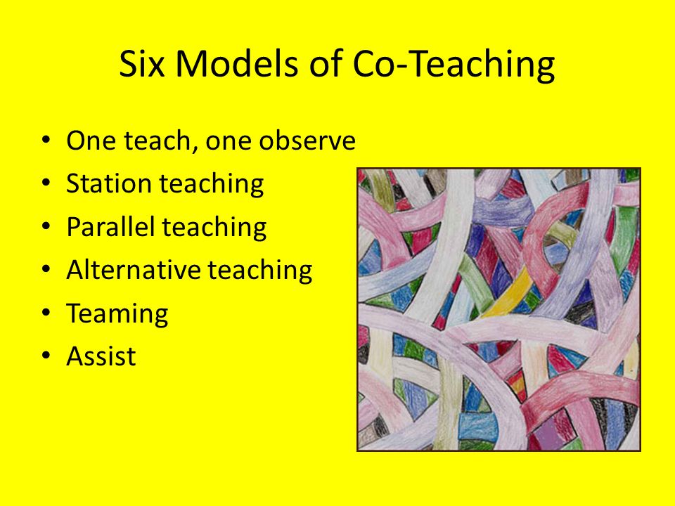 Six Models of Co-Teaching