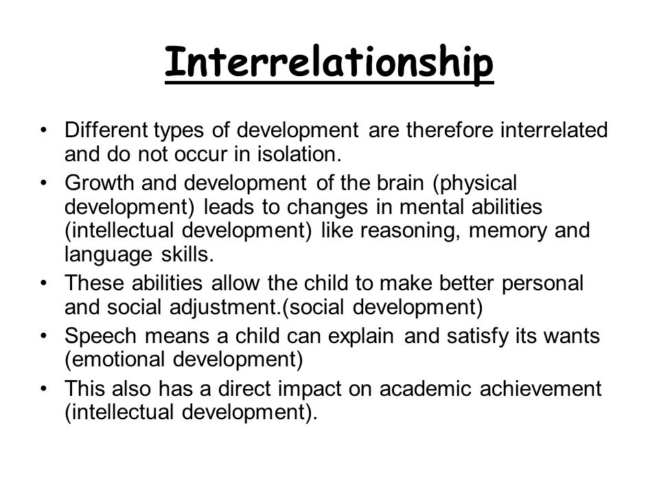 explain mental development