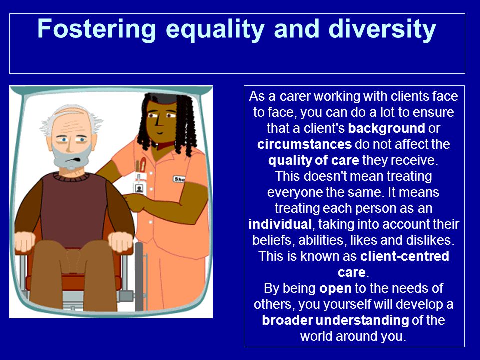 Fostering equality and diversity