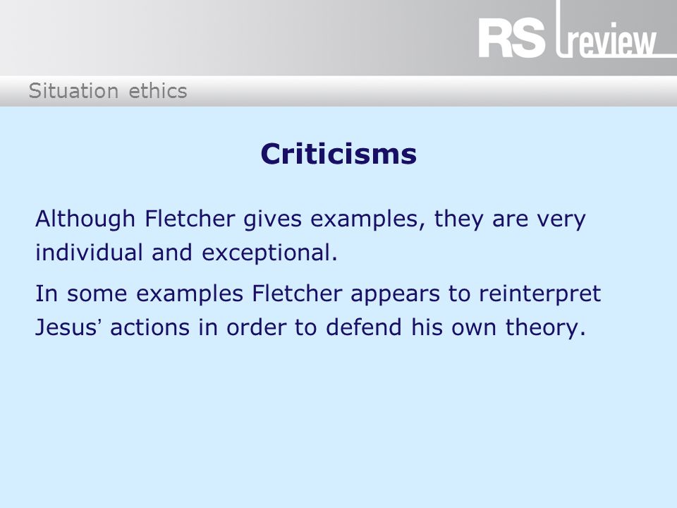 situation ethics theory