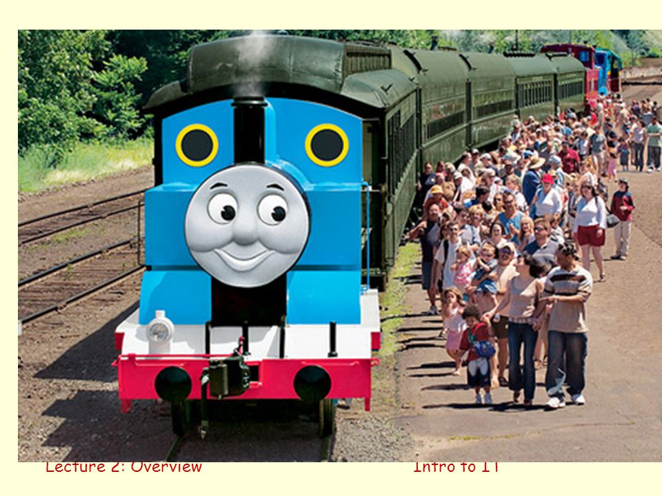 Overview Thomas the Tank Engine Lecture 2: Overview Intro to IT 22.