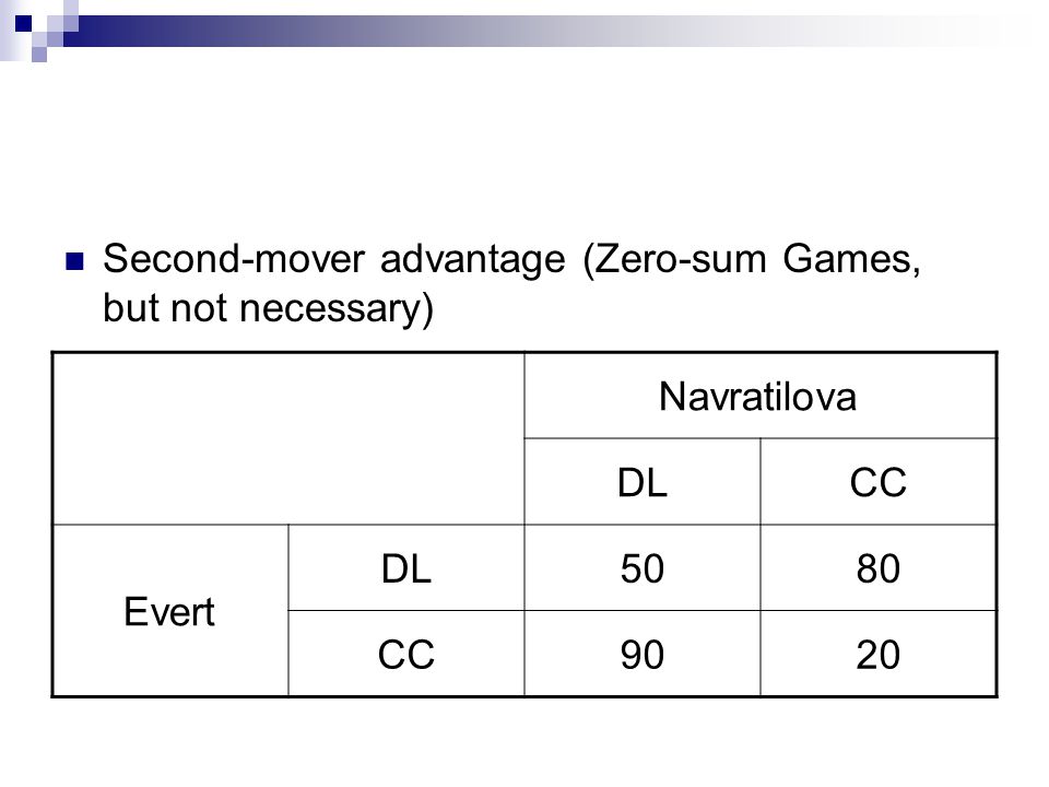 Combining Sequential And Simultaneous Moves Ppt Video Online Download