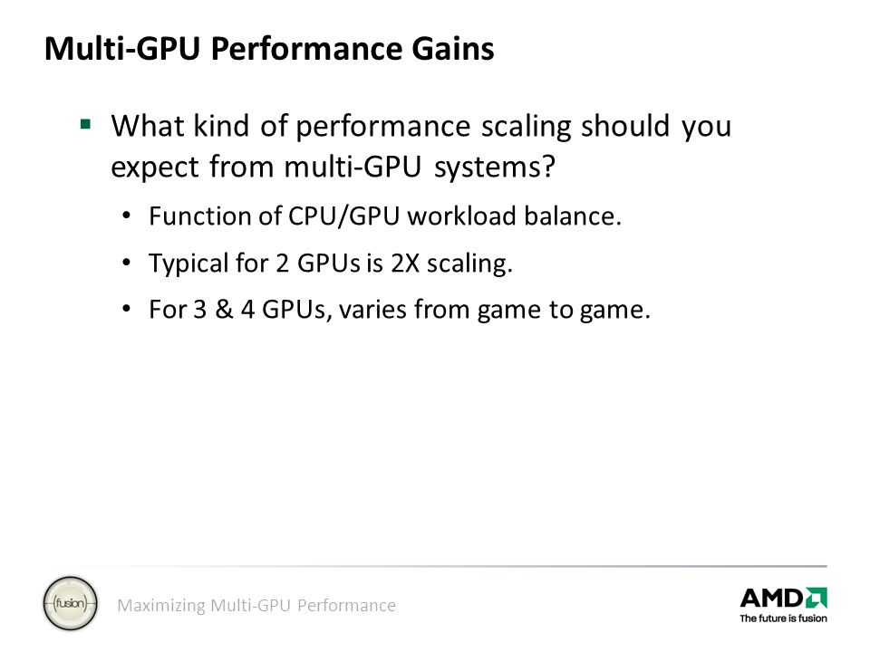Maximizing Multi-GPU Performance - ppt video online download