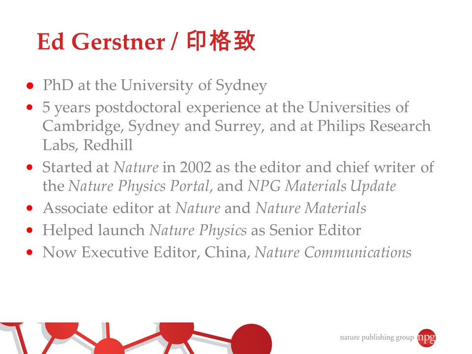 How to get your paper published A Nature Publishing Group perspective - ppt  video online download