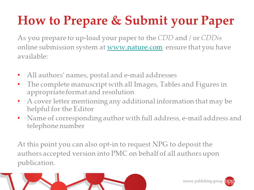 How to get your paper published A Nature Publishing Group perspective - ppt  video online download