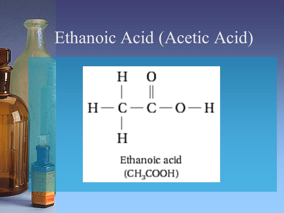 Ethanoic Acid (Acetic Acid)