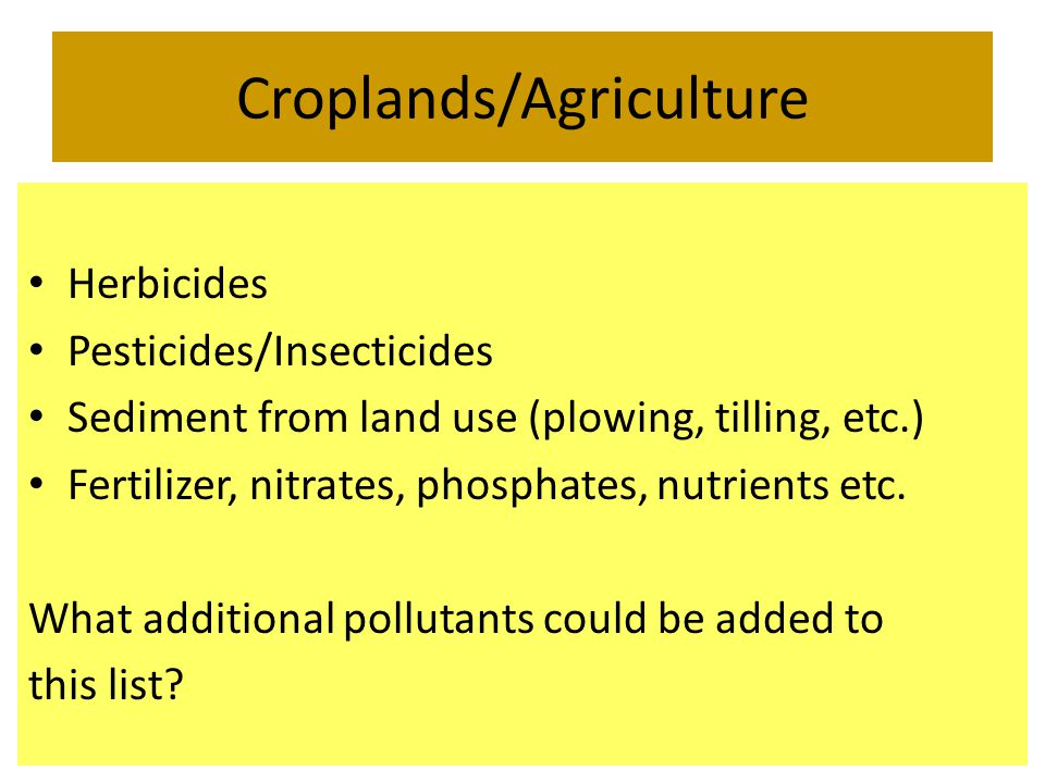 Croplands/Agriculture