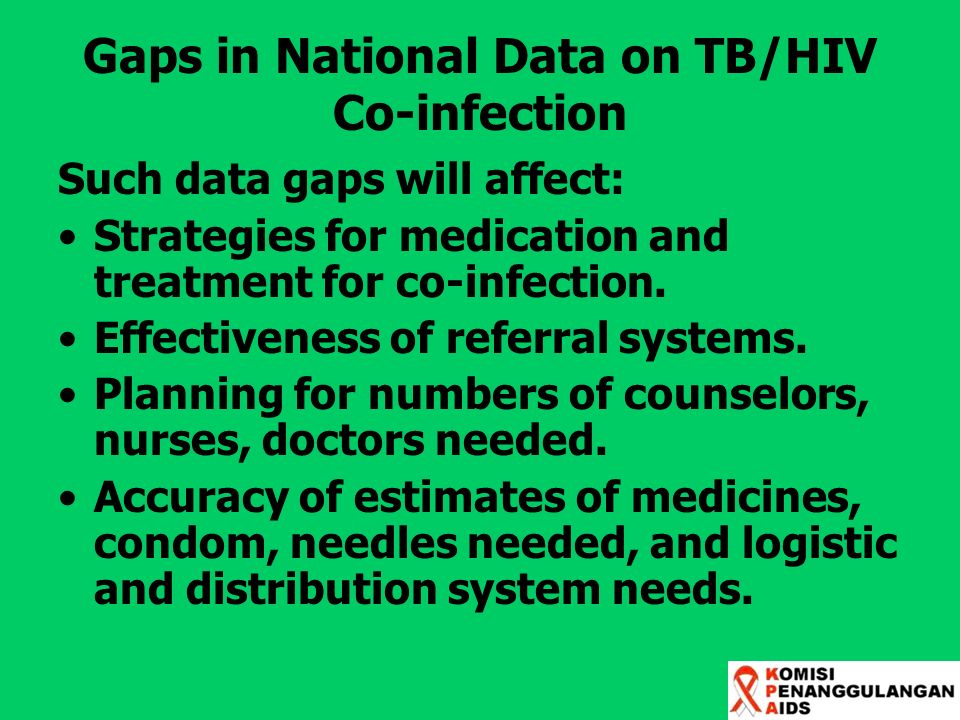 Gaps in National Data on TB/HIV Co-infection
