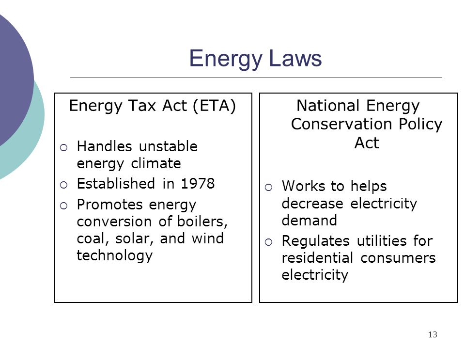 National Energy Conservation Policy Act