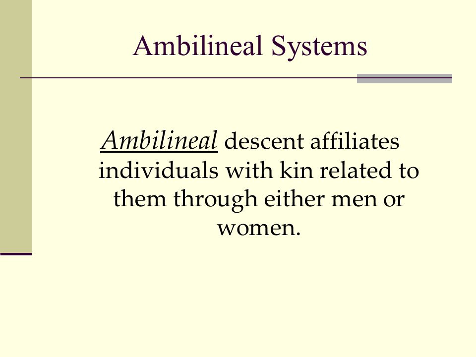 Chapter 21 Marital Residence And Kinship Ppt Video Online Download Here are all the possible meanings and translations of the word ambilineal. marital residence and kinship