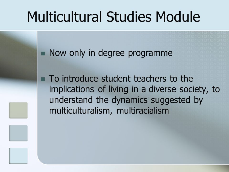 Multicultural Studies Module