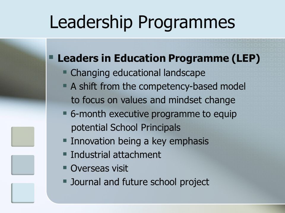 Leadership Programmes