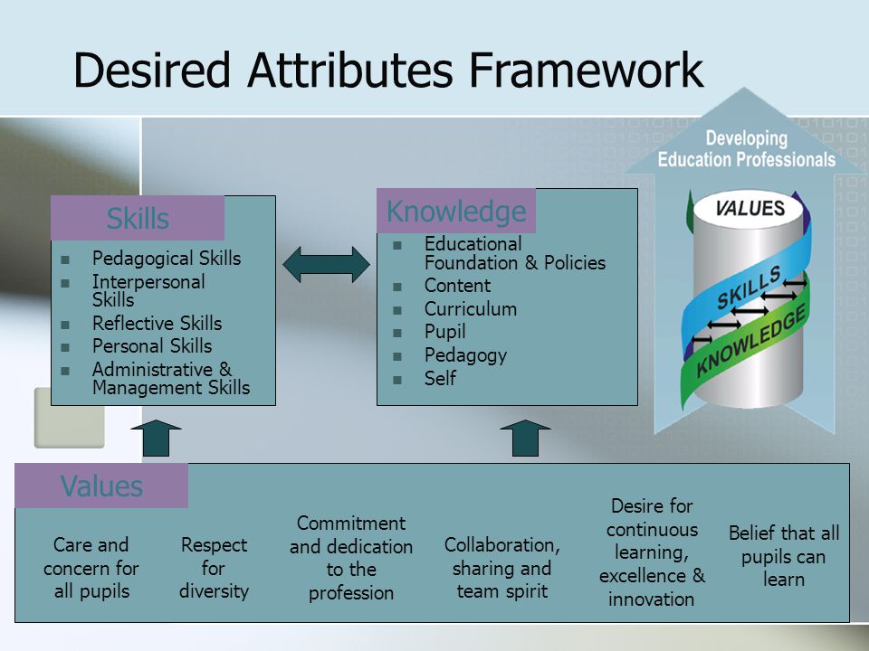 Desired Attributes Framework