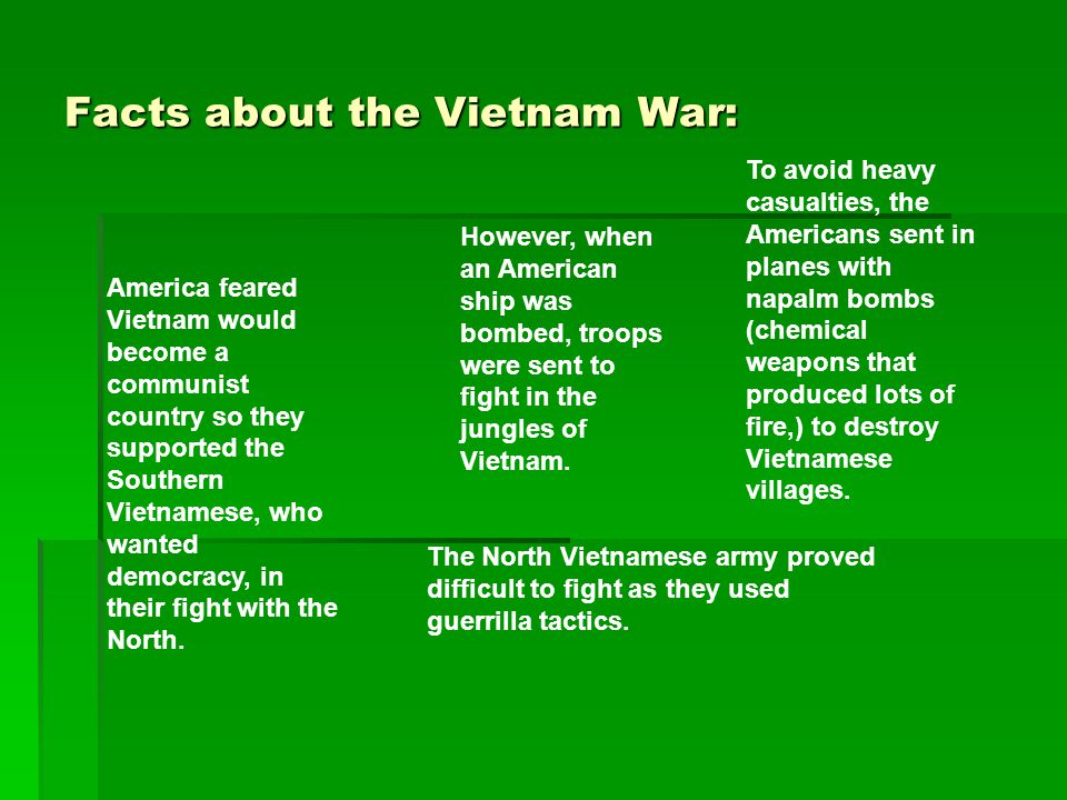 Facts about the Vietnam War: