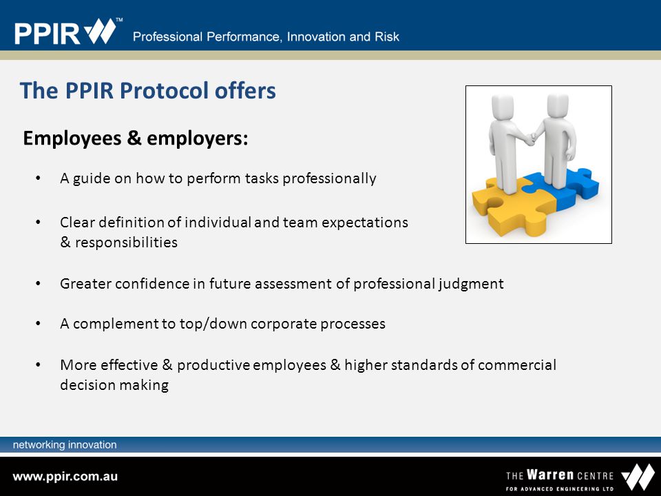 The PPIR Protocol offers