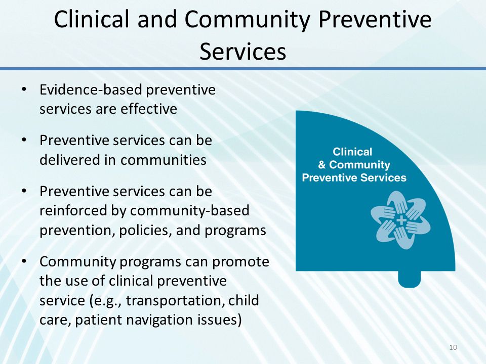 Clinical and Community Preventive Services