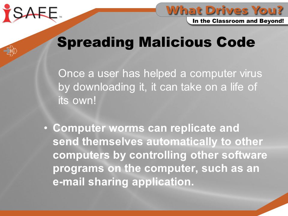 Spreading Malicious Code