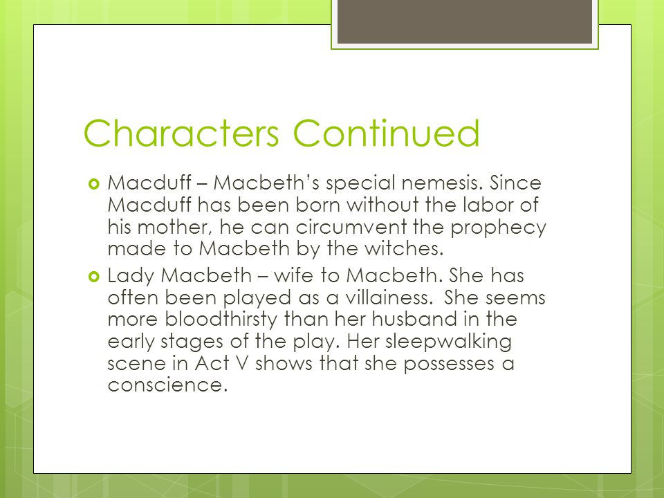Macbeth Summary Activity 5 Act Structure