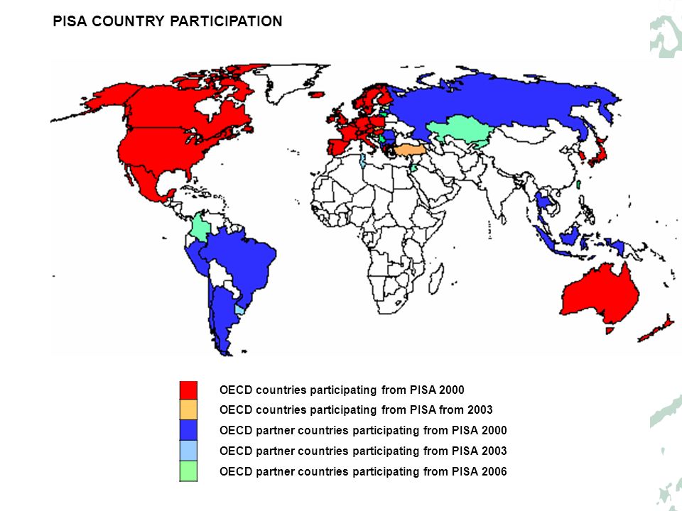 PISA COUNTRY PARTICIPATION