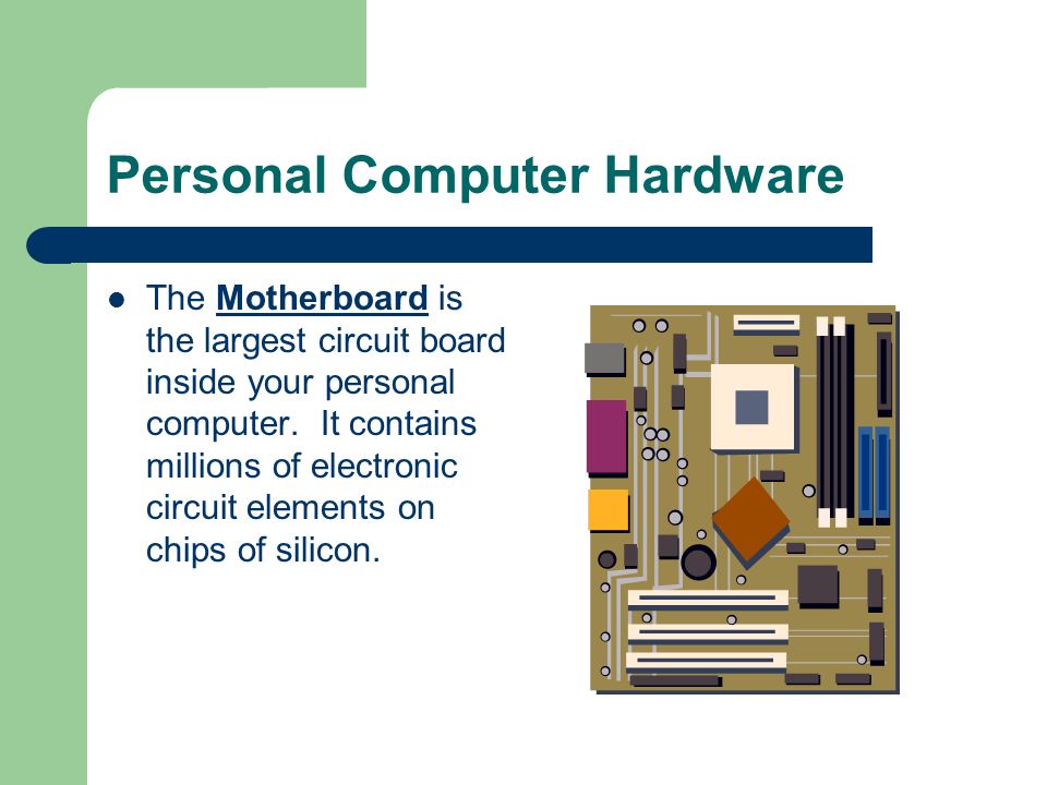 Personal Computer Hardware