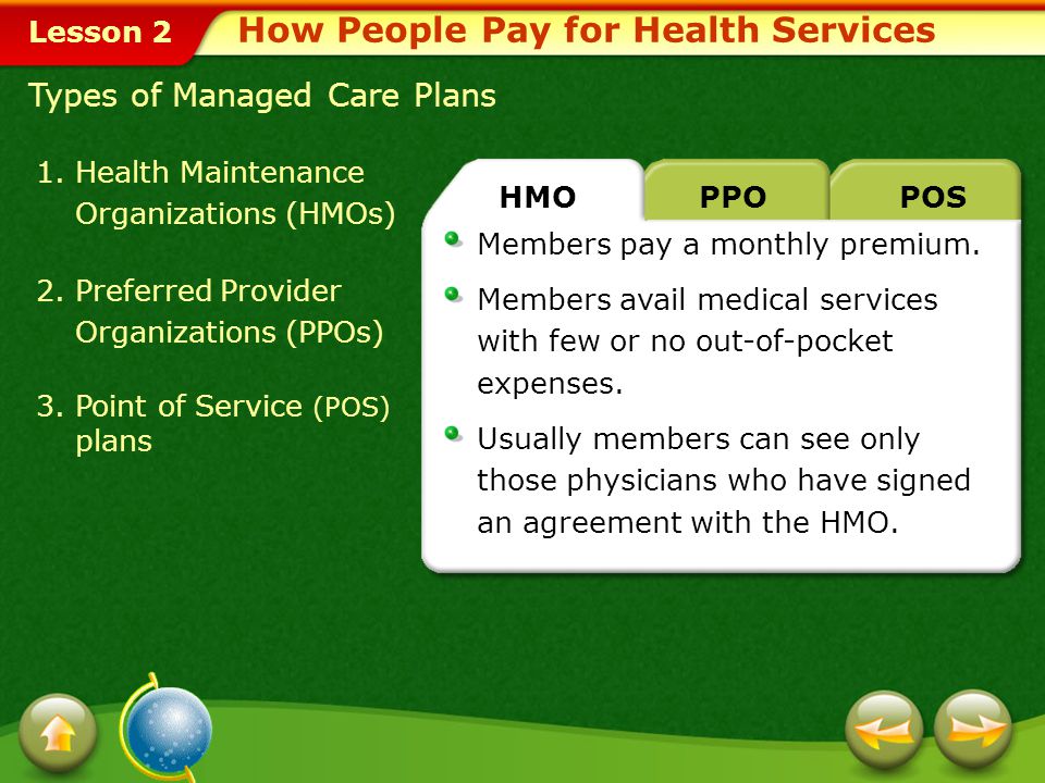 How People Pay for Health Services
