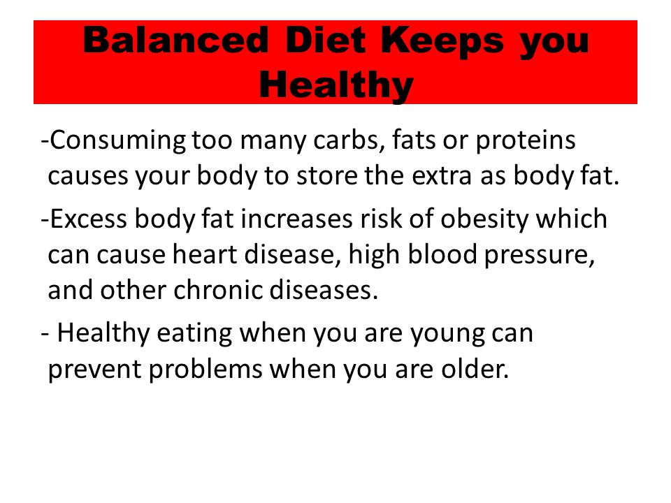 Balanced Diet Keeps you Healthy