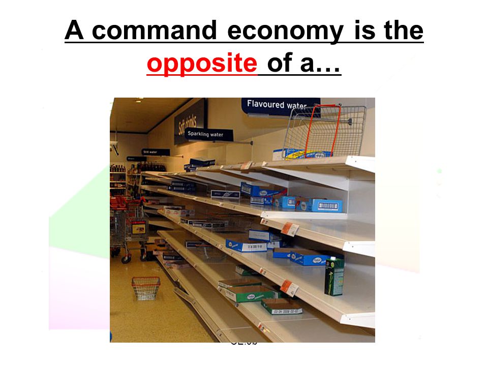 A command economy is the opposite of a…
