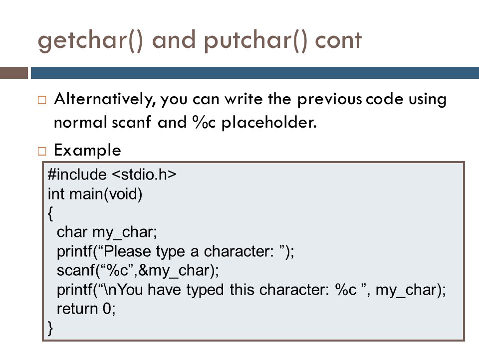 Fundamental of C Programming Language and Basic Input / Output Function ...