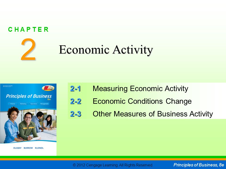 2 Economic Activity 2-1 Measuring Economic Activity