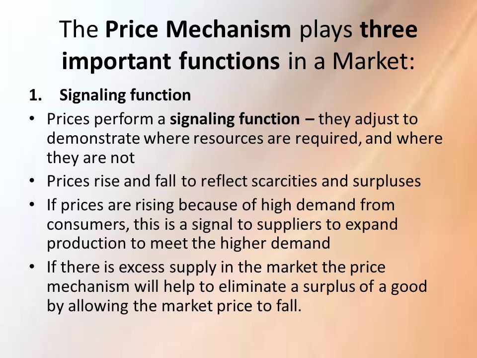 5.9 Describe the functions of pricing in markets. - ppt video online  download