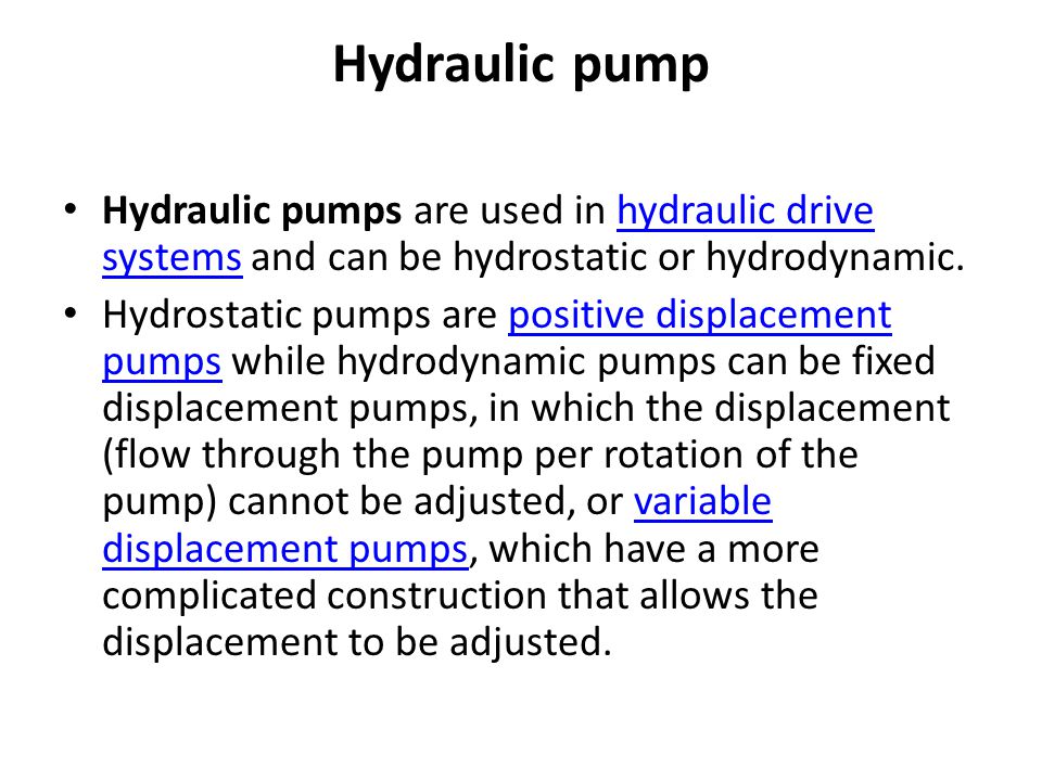 hydraulic radial piston pumps and motors - ppt video online download