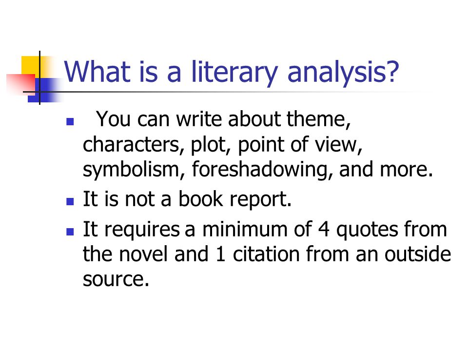 literary analysis books
