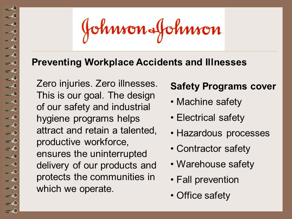 Preventing Workplace Accidents and Illnesses