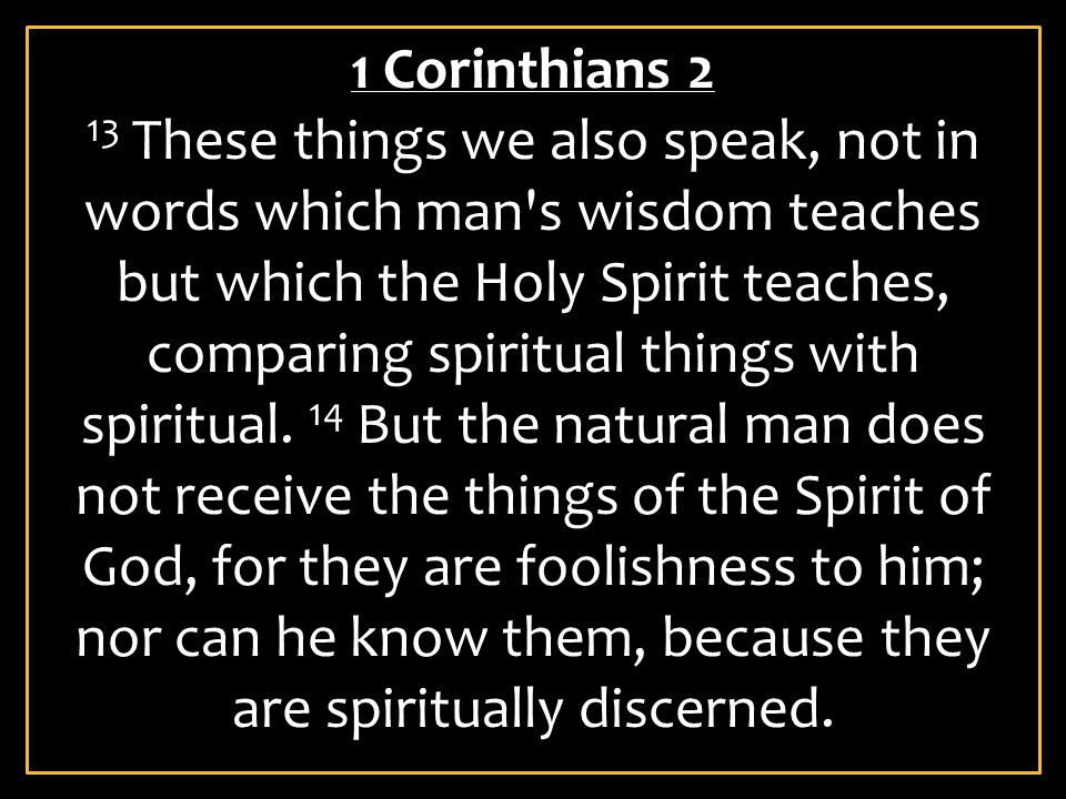 1 Corinthians 2