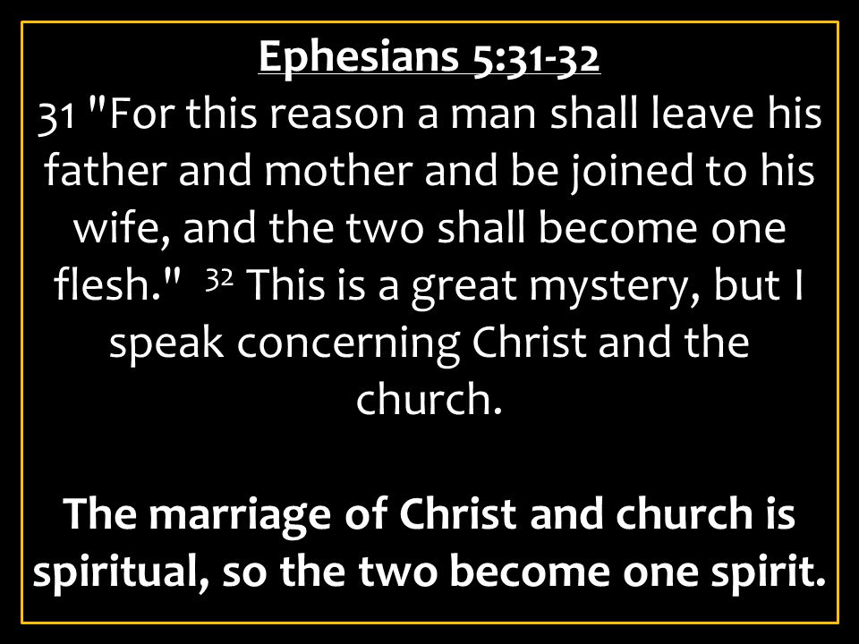 Ephesians 5:31-32