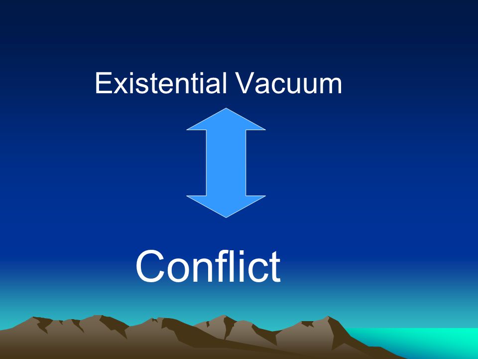 Existential Vacuum Conflict