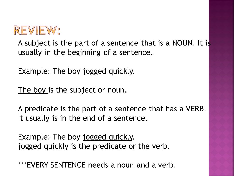 Review All Sentences Need Capital Letter End Mark Make Sense Ppt Download