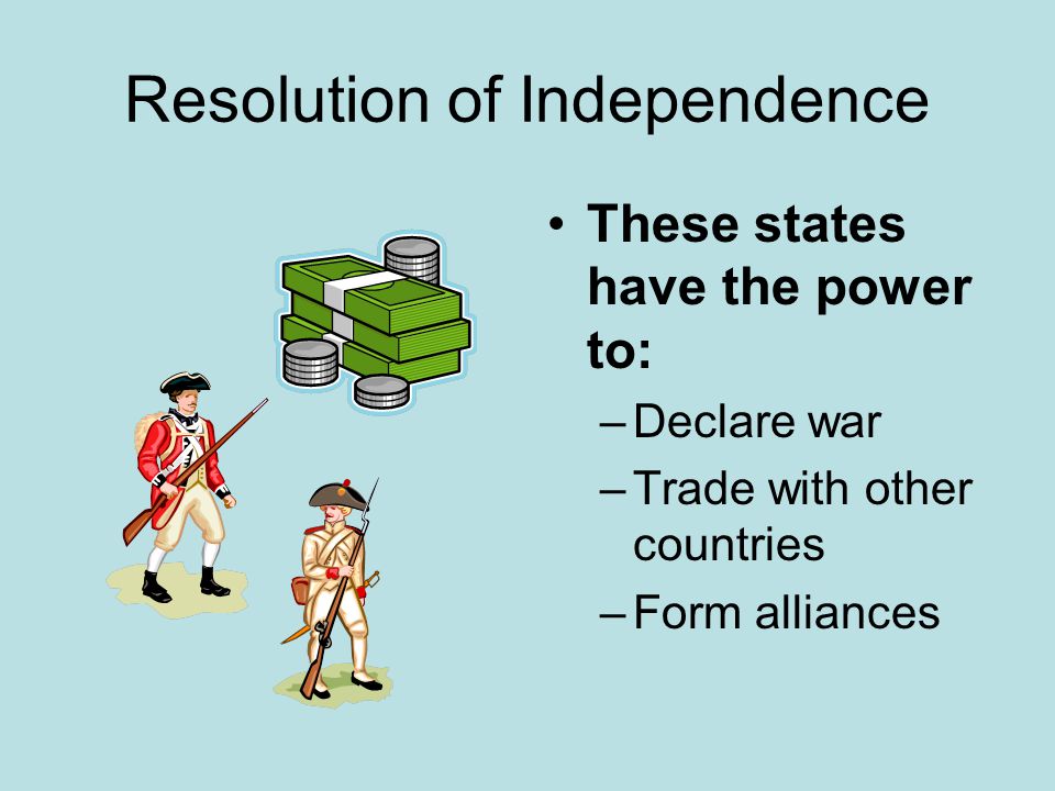 Resolution of Independence