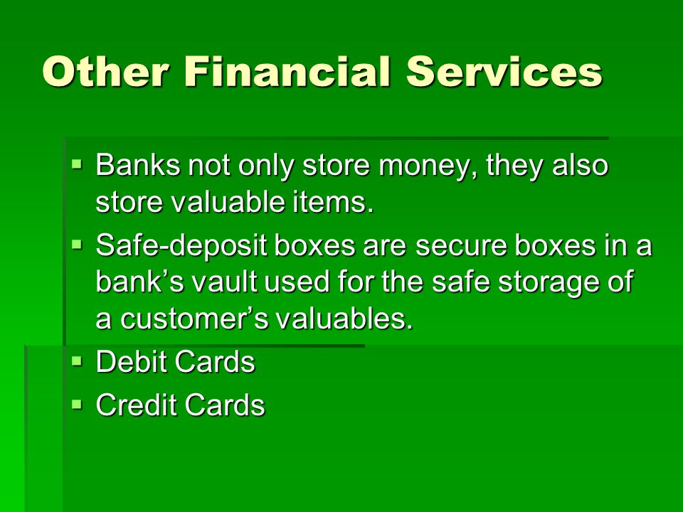 Other Financial Services