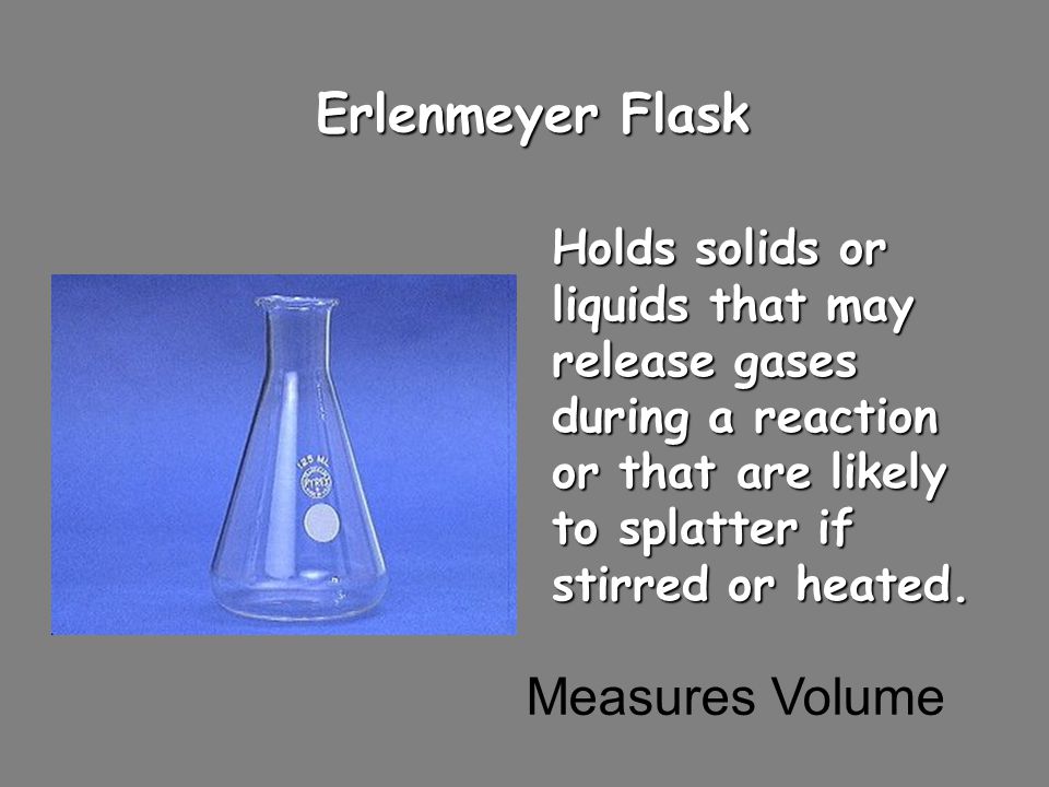 Erlenmeyer Flask Measures Volume