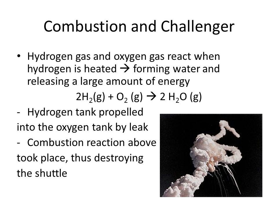 Combustion and Challenger