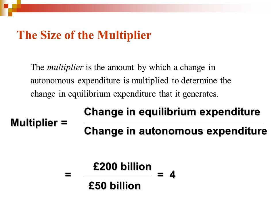 The Size of the Multiplier