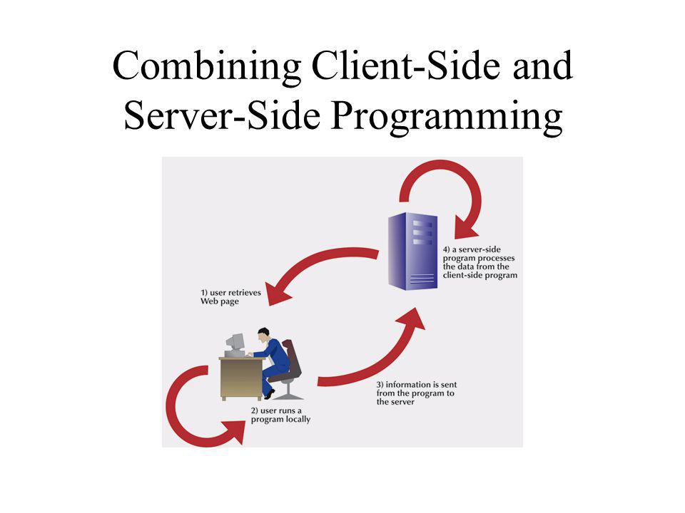Combining Client-Side and Server-Side Programming