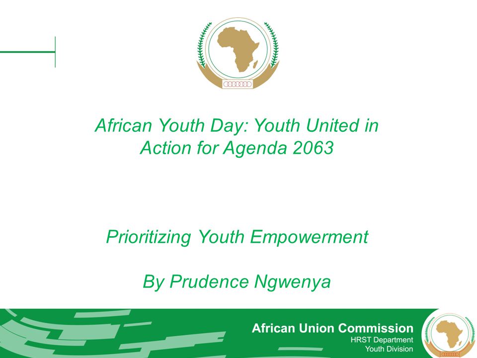 African Youth Day: Youth United in Action for Agenda 2063