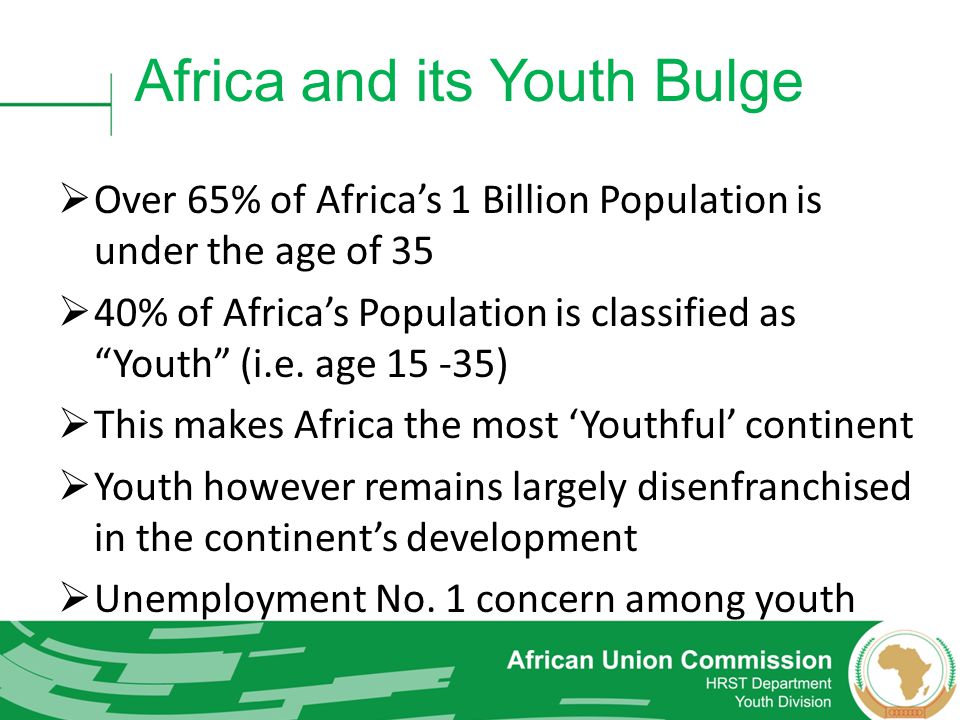 Africa and its Youth Bulge