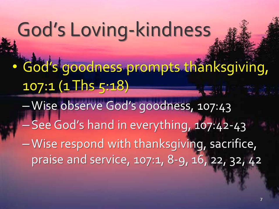 God’s Loving-kindness