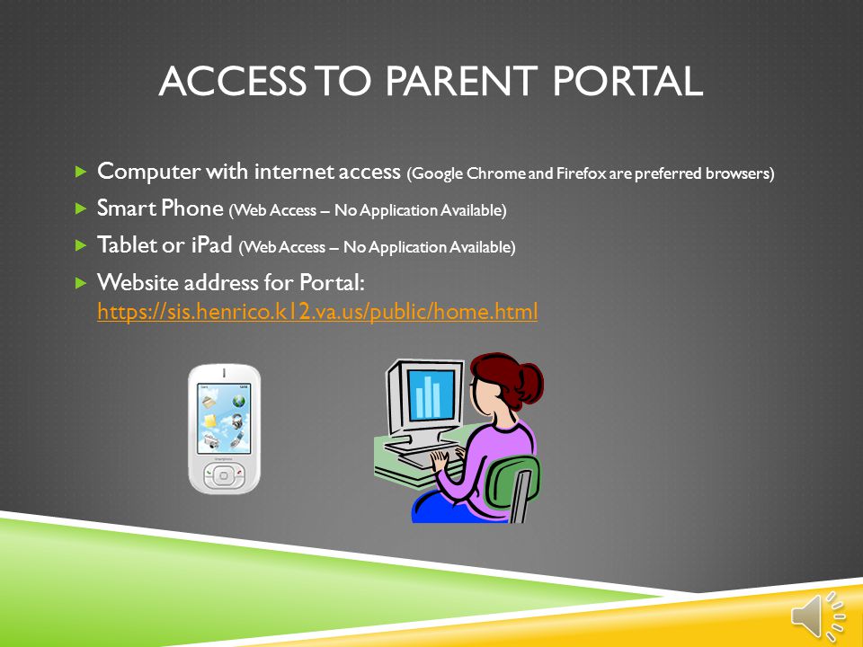 Access to Parent Portal