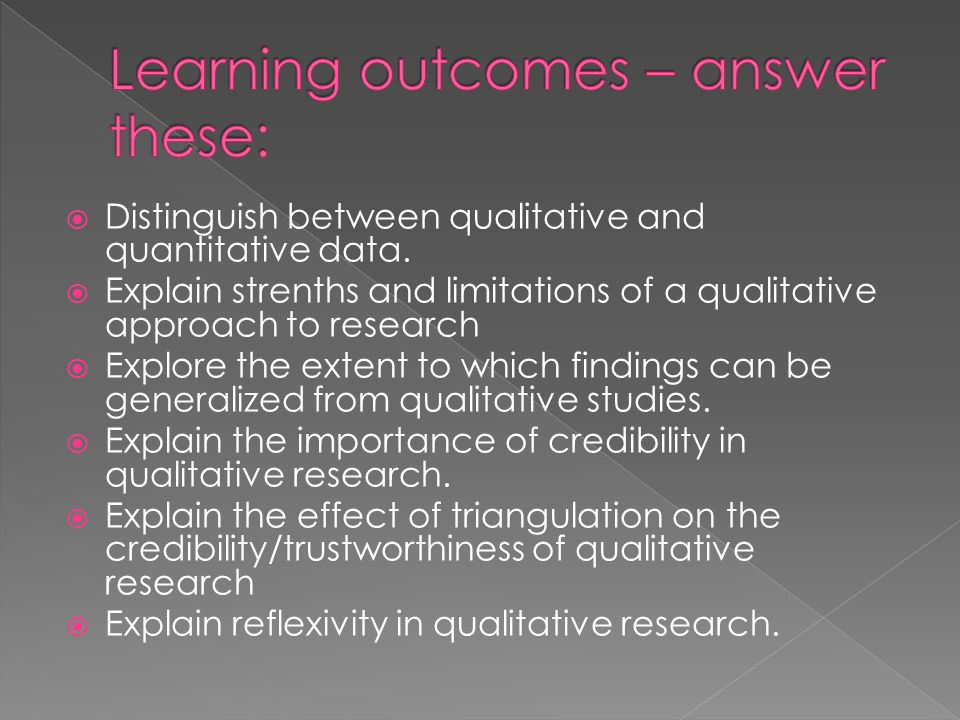 Quantitative research vs. ppt Qualitative - video methods ...