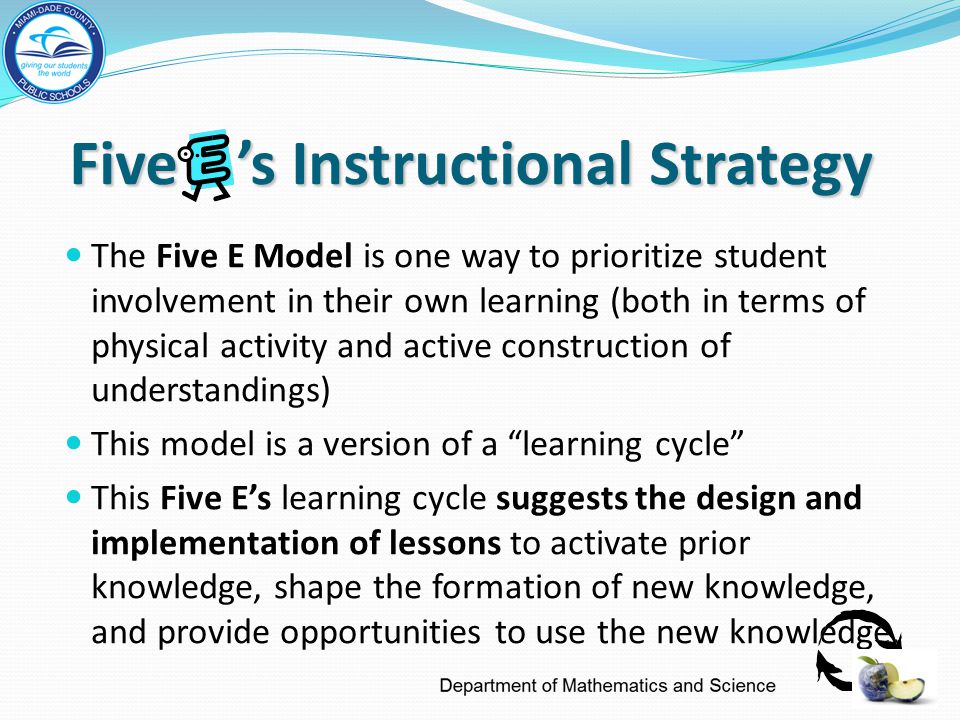Five ’s Instructional Strategy