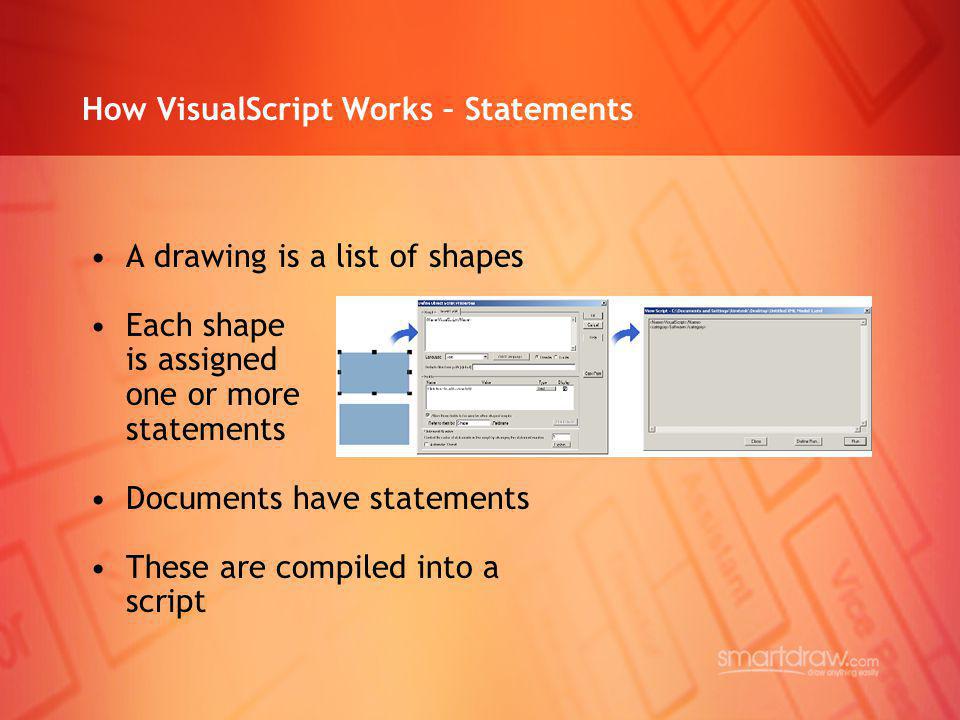 How VisualScript Works – Statements